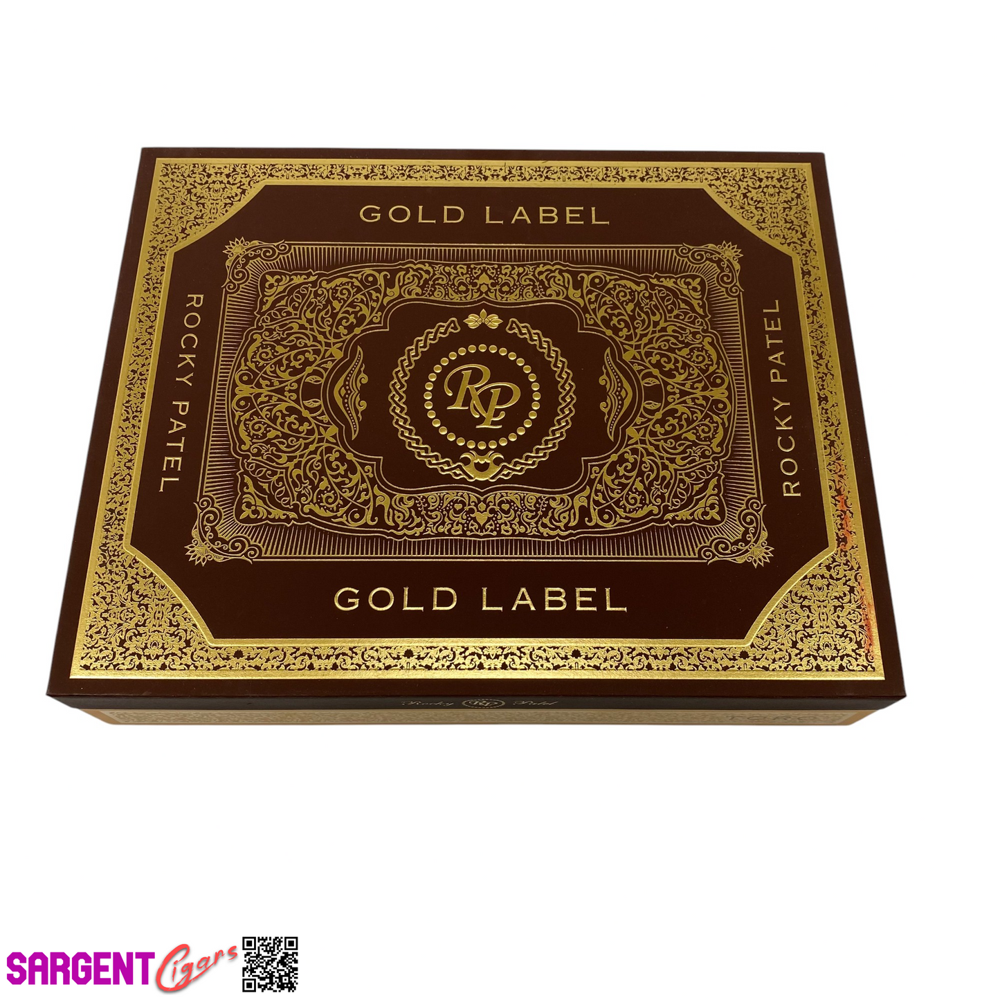 Rocky Patel Gold Label Toro Empty Wooden Cigar Box 9.75x7.75x2 (1)