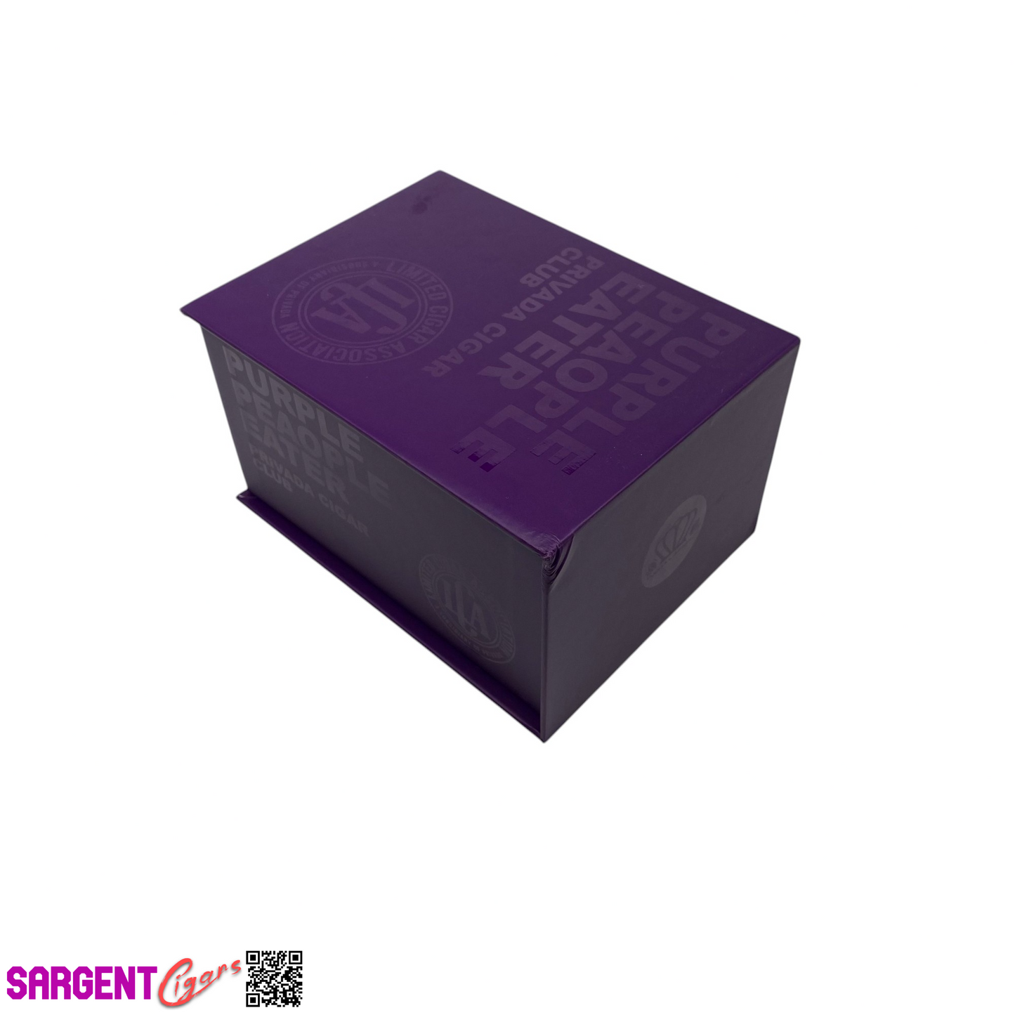 LCA Purple Peaople Eater Empty Cigar Box 5x6.75x3.75 (1)