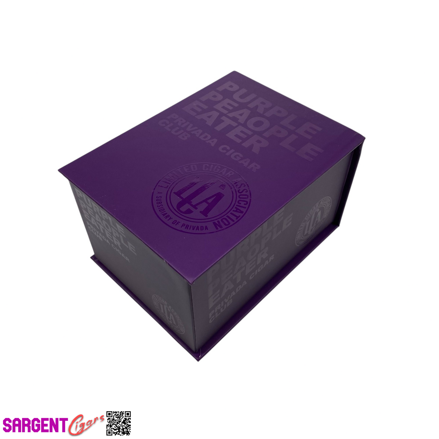 LCA Purple Peaople Eater Empty Cigar Box 5x6.75x3.75 (1)