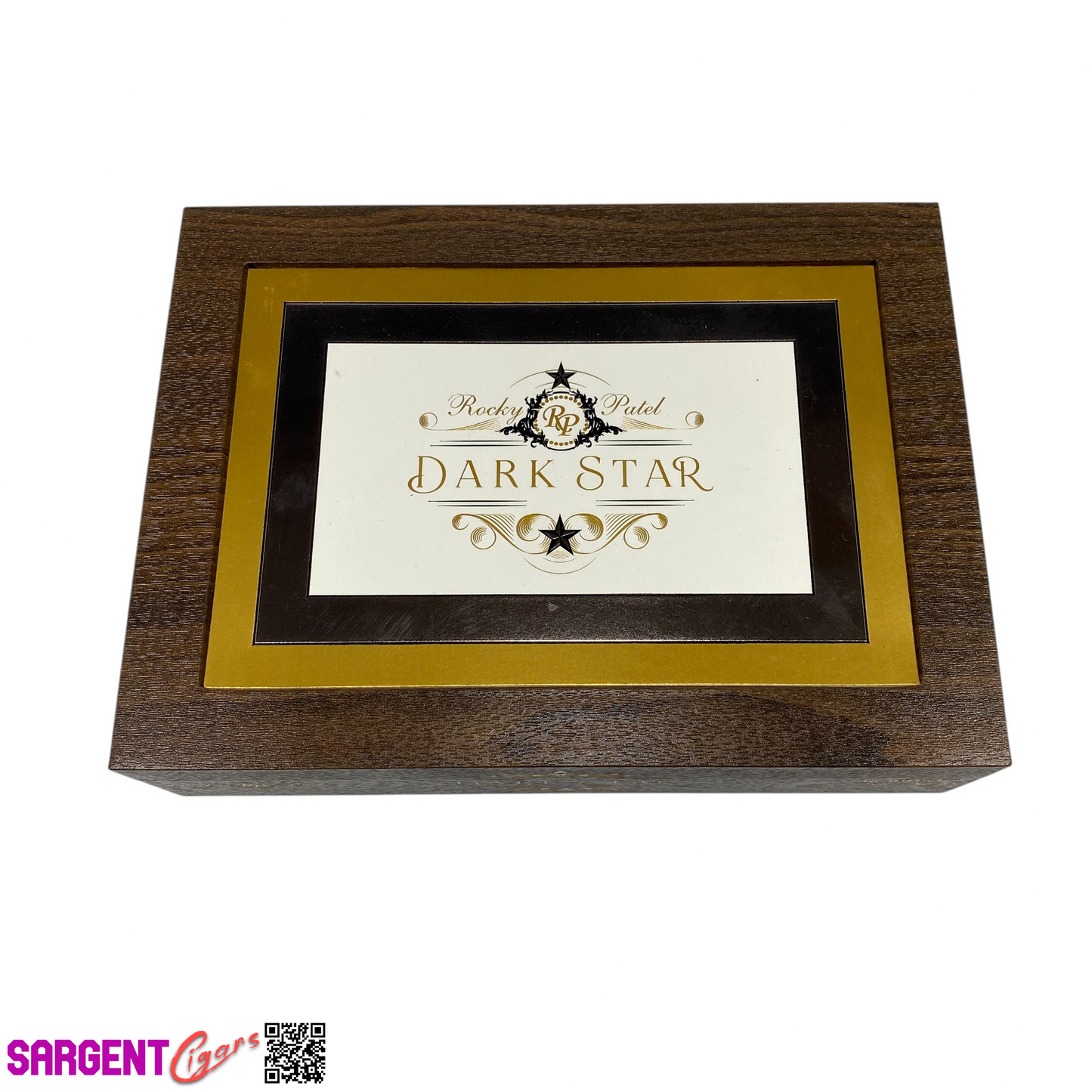 Rocky Patel Dark Star Robusto Empty Wooden Cigar Box 9x6.75x2.25 (1)