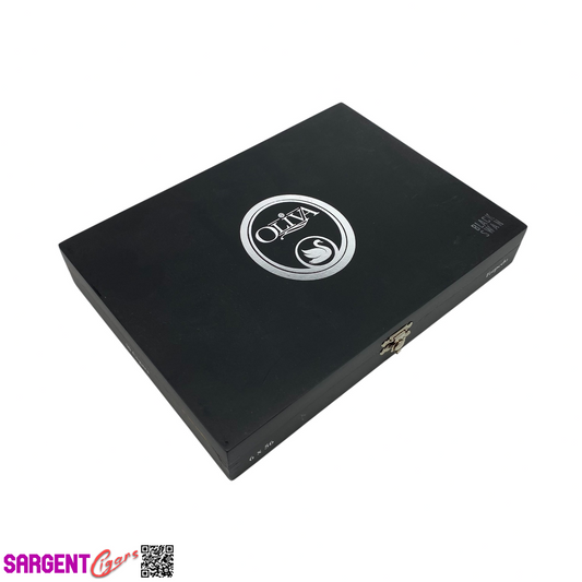 Oliva Black Swan Torpedo Empty Wooden Cigar Box 9.75x7.25x1.5