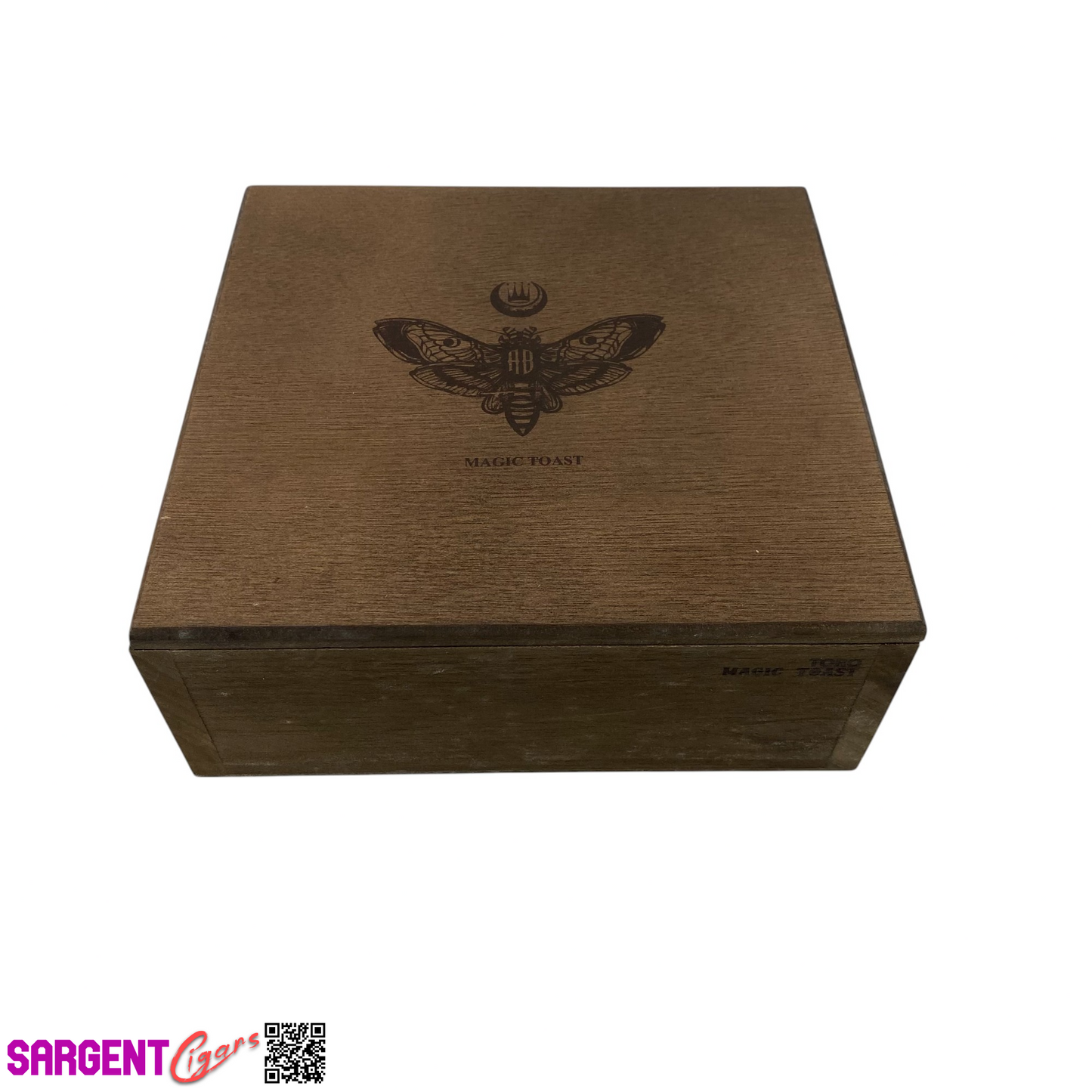 Alec Bradley Magic Toast Toro Empty Wooden Cigar Box 7.25x7x3