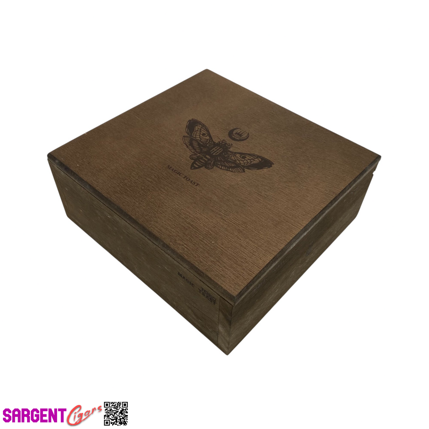 Alec Bradley Magic Toast Toro Empty Wooden Cigar Box 7.25x7x3
