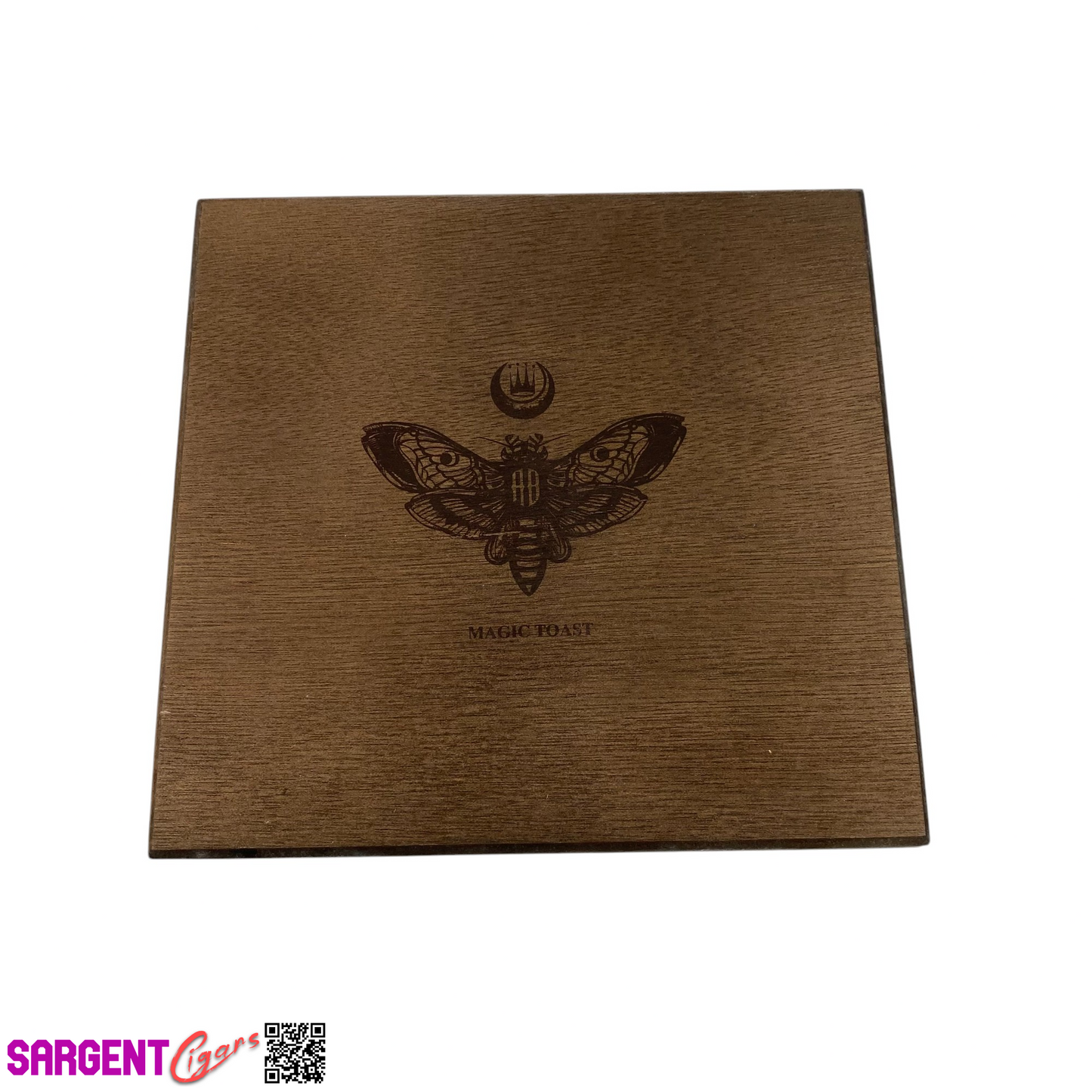 Alec Bradley Magic Toast Toro Empty Wooden Cigar Box 7.25x7x3