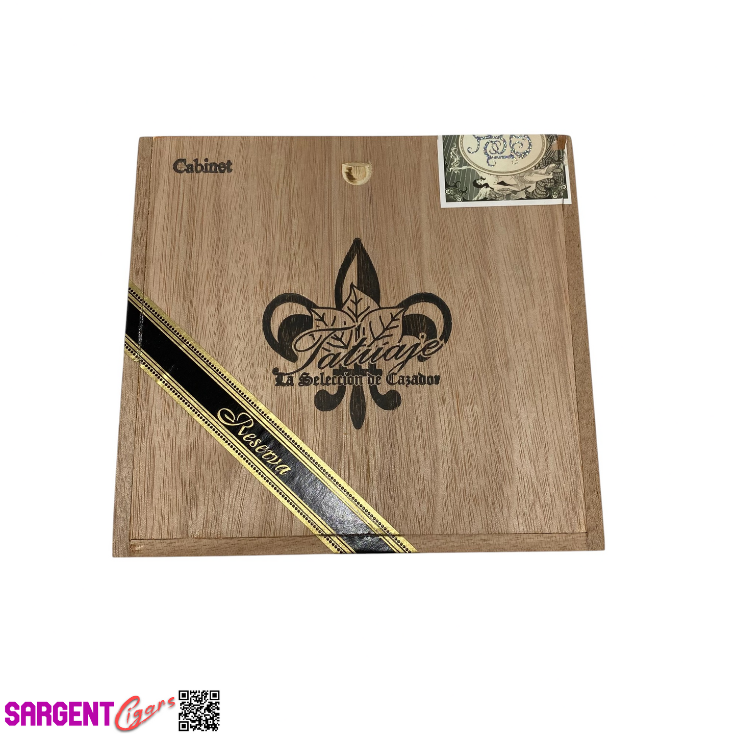 Tatuaje Cojonu Broadleaf 2018 Empty Wooden Cigar Box 6.75x6.25x2.75