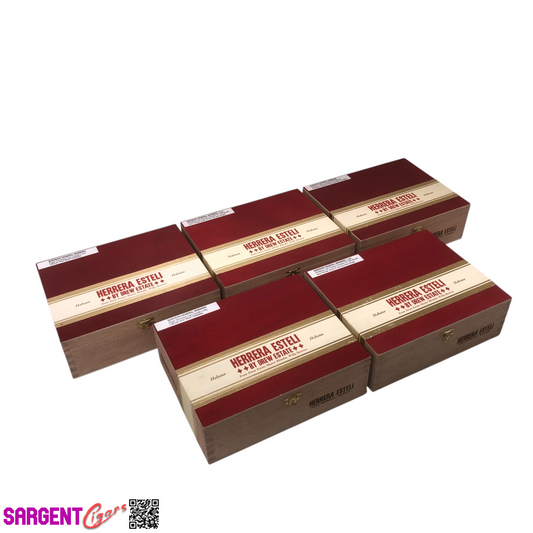 Lot of 5 Herrera Esteli Toro Empty Wooden Cigar Boxes 8.75x7.25x2.75 #142