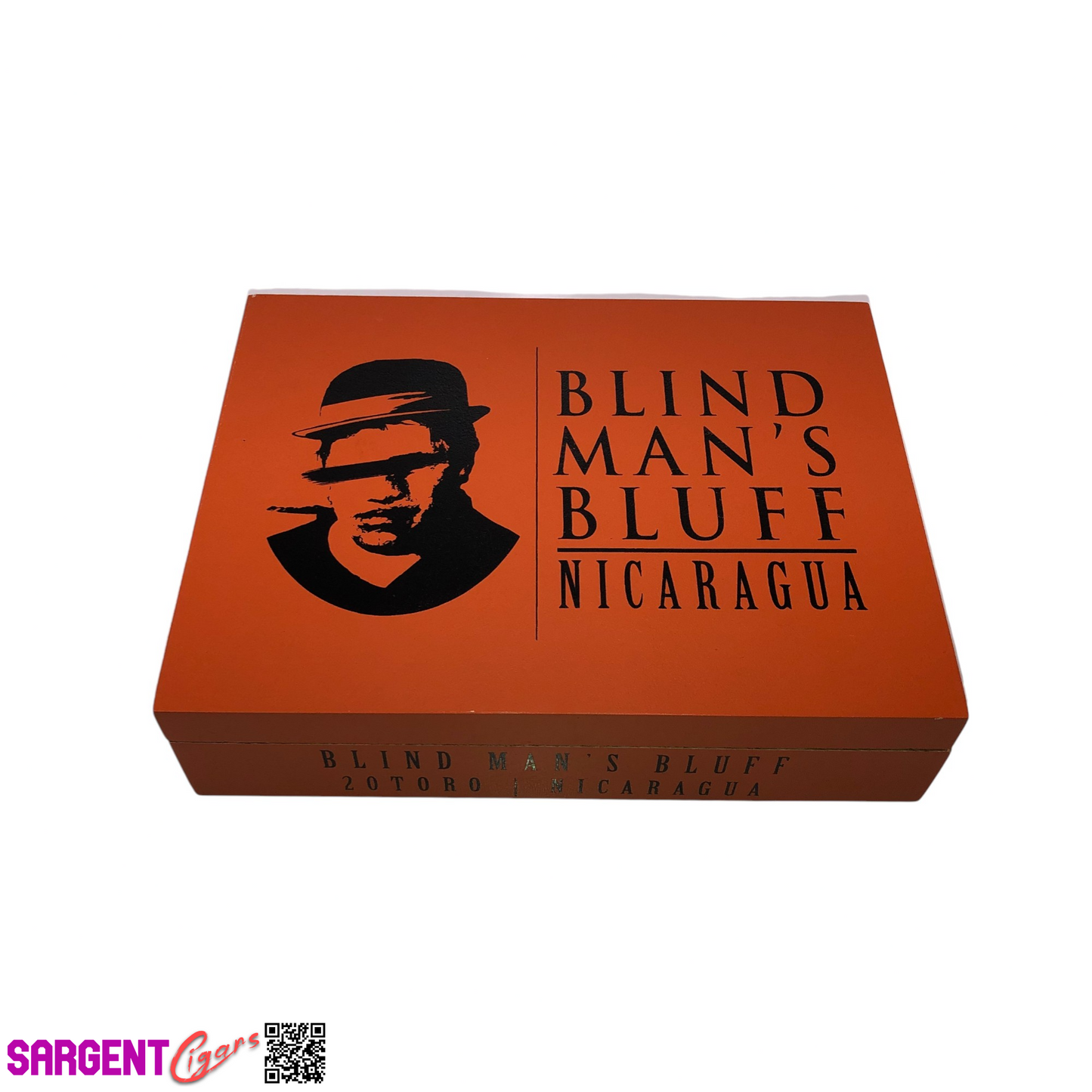 Blind Man’s Bluff Toro Empty Wooden Cigar Box 9x7x2