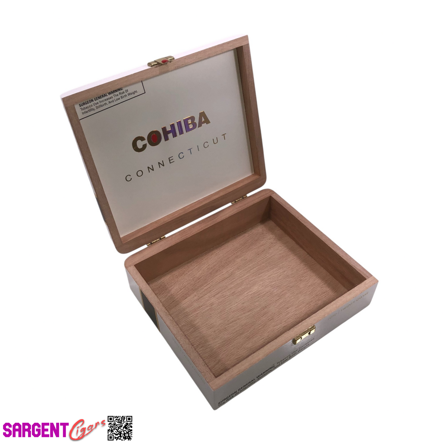 Cohiba Connecticut Toro Empty Wooden Cigar Box 9x7.75x2.5