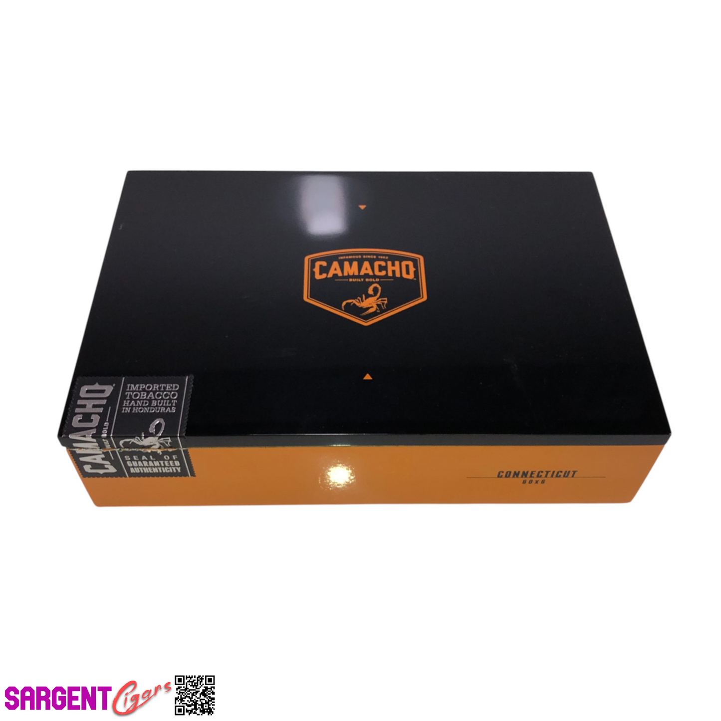 Camacho Connecticut Gordo Empty Wooden Cigar Box 10.25x6.75x2.5