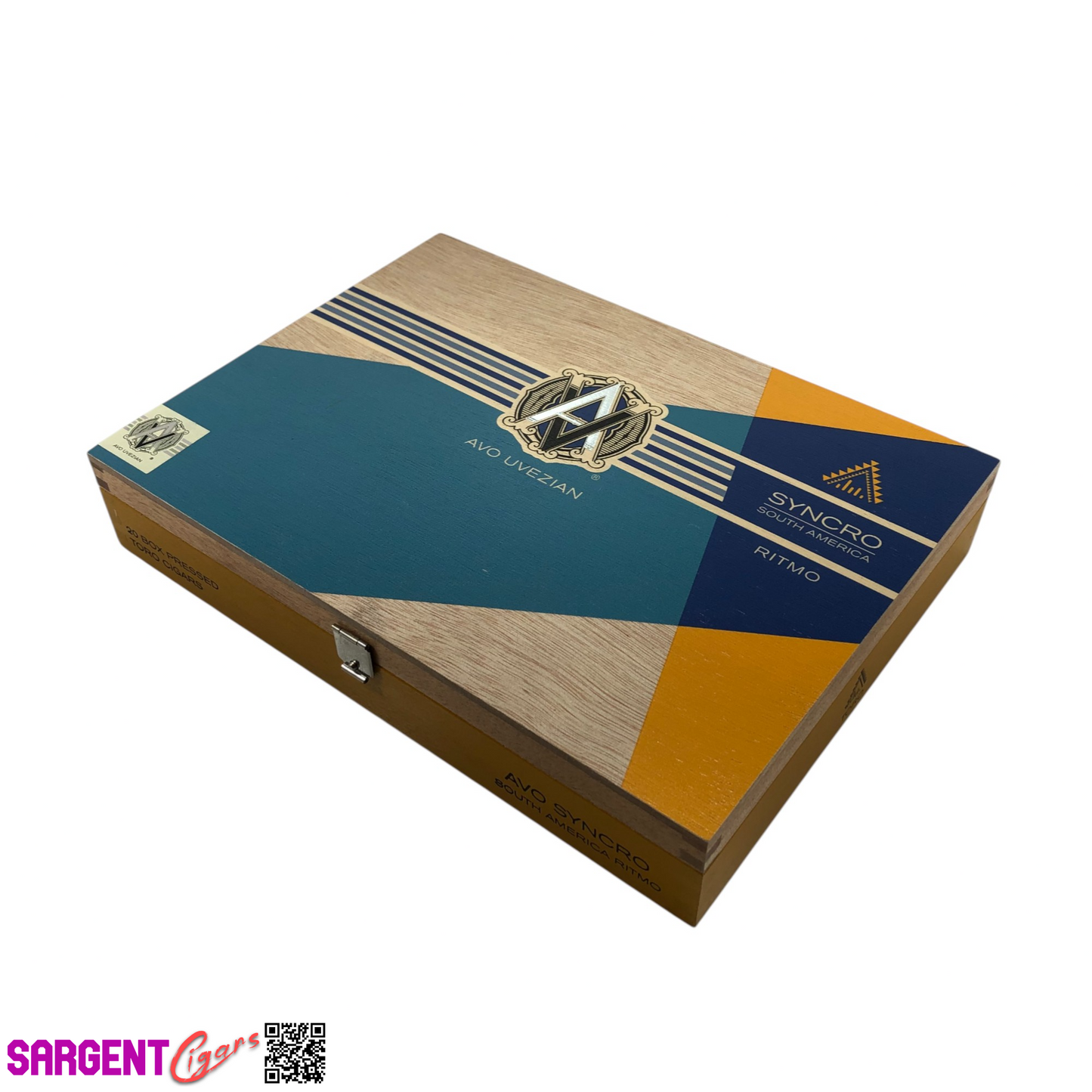 Avo Syncro Toro Empty Wooden Cigar Box 9.5x7x1.75