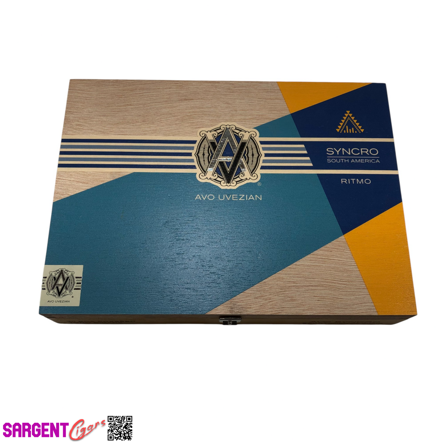 Avo Syncro Toro Empty Wooden Cigar Box 9.5x7x1.75