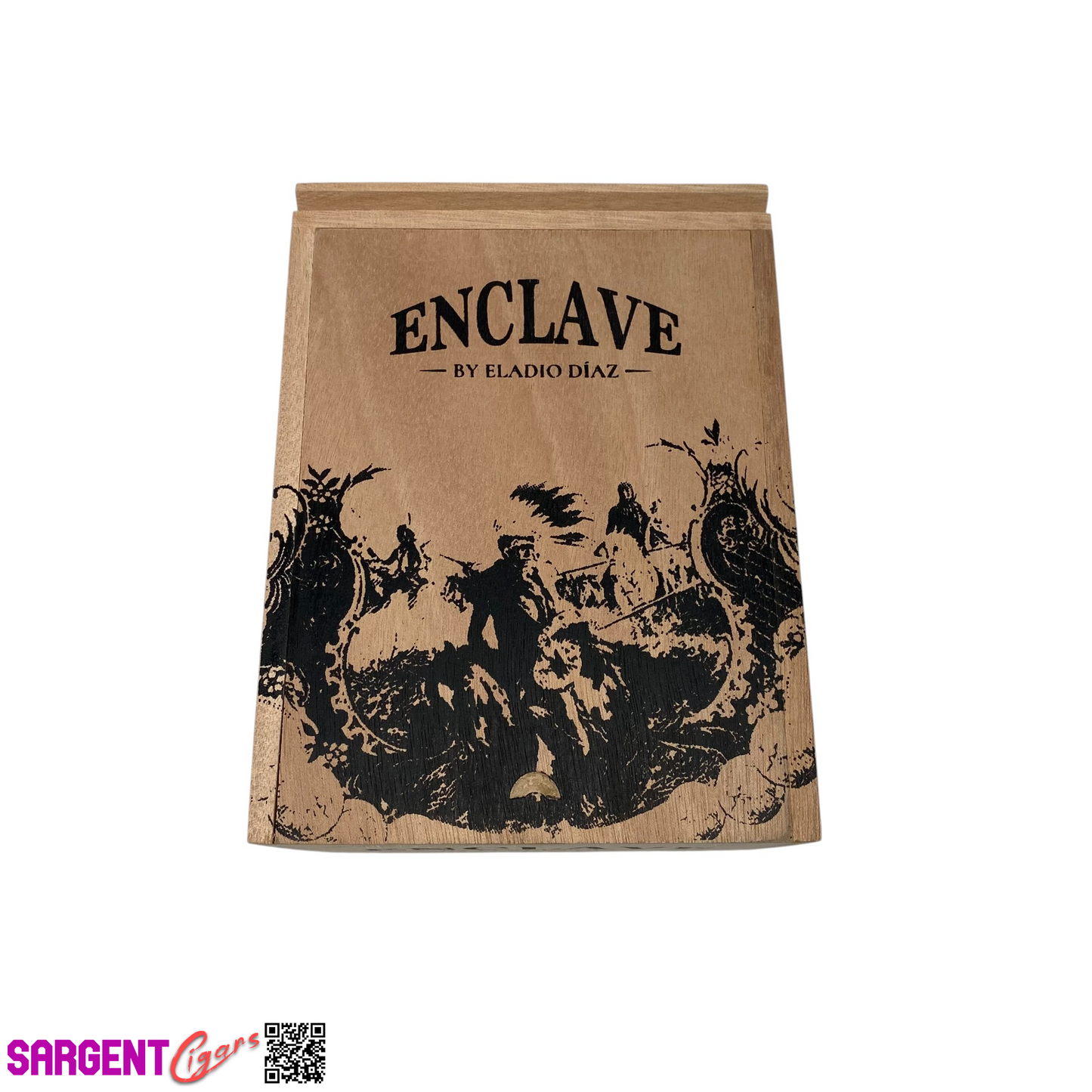 Aj Fernandez Enclave Eladio Diaz Gordo Empty Wooden Cigar Box 5.25x7x4.25
