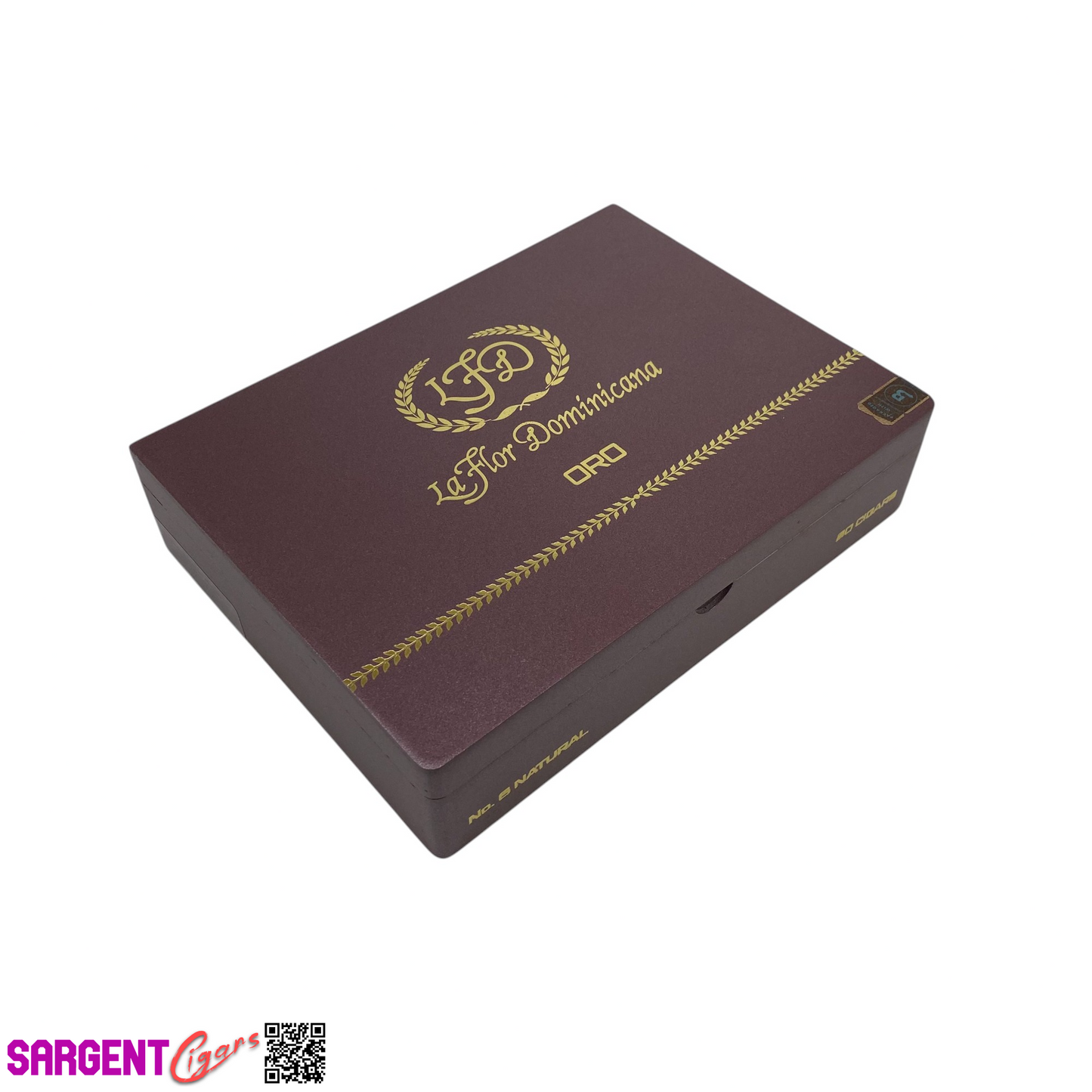 LFD Oro No6 Empty Wooden Cigar Box 9x6.75x2