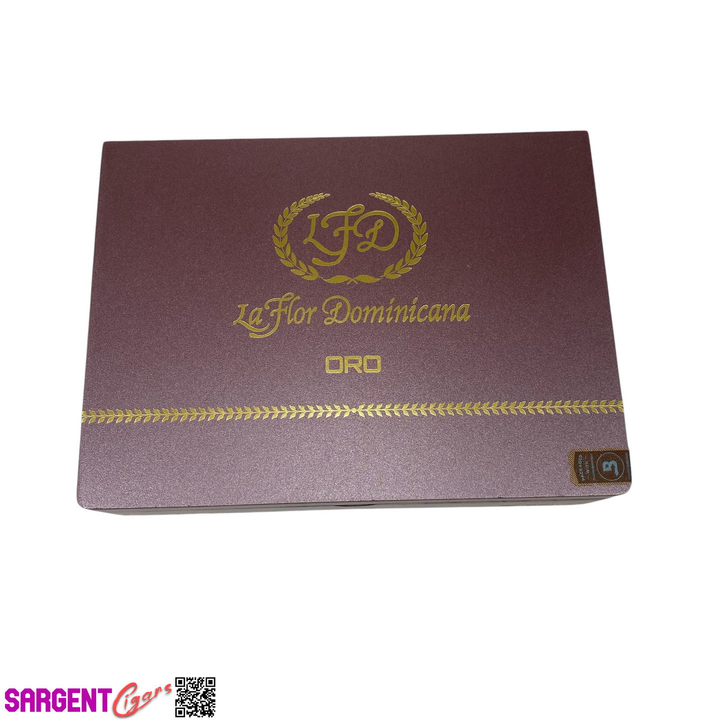 LFD Oro No6 Empty Wooden Cigar Box 9x6.75x2