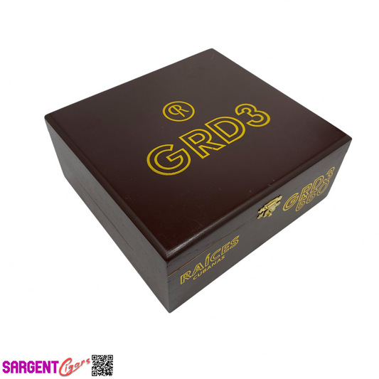 Raices GRD3 660 Empty Wooden Cigar Box 7.5x7x3