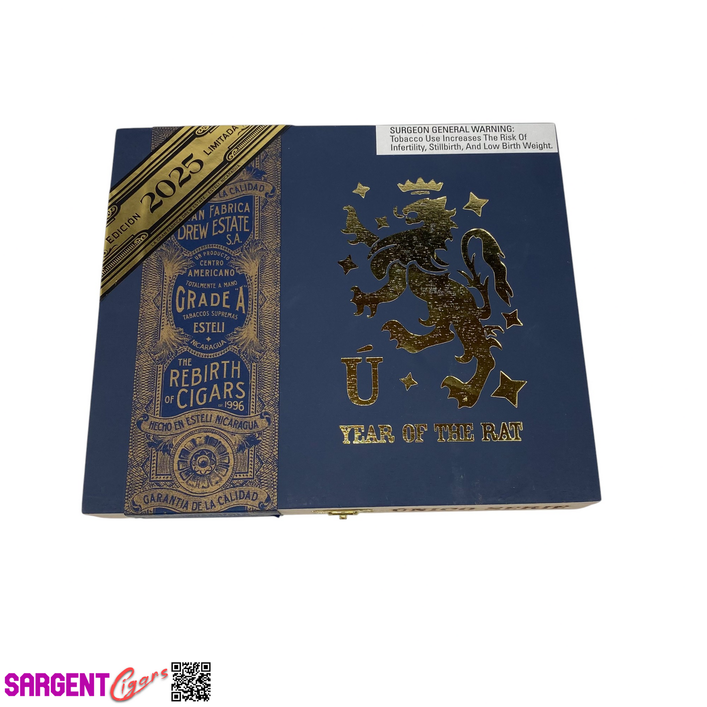 Liga Privada Year of the Rat 2025 Empty Wooden Cigar Box 8.25x7x1.25