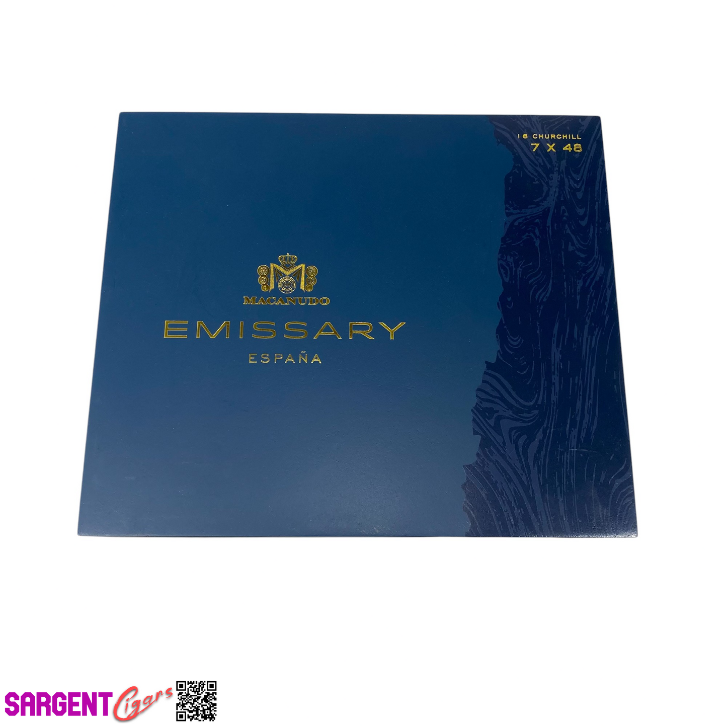 Macanudo Emissary Churchill Empty Wooden Cigar Box 9.25x8x2