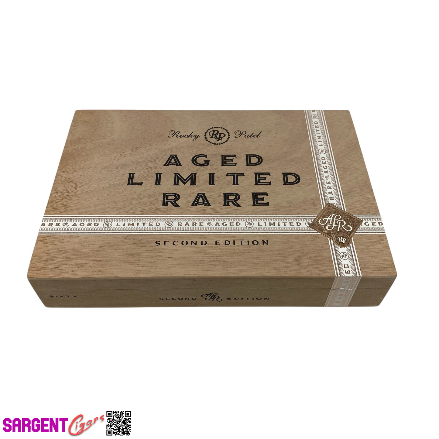 Rocky Patel Aged Limited Rare Sixty Empty Wooden Cigar Box 10.75x7.5x2