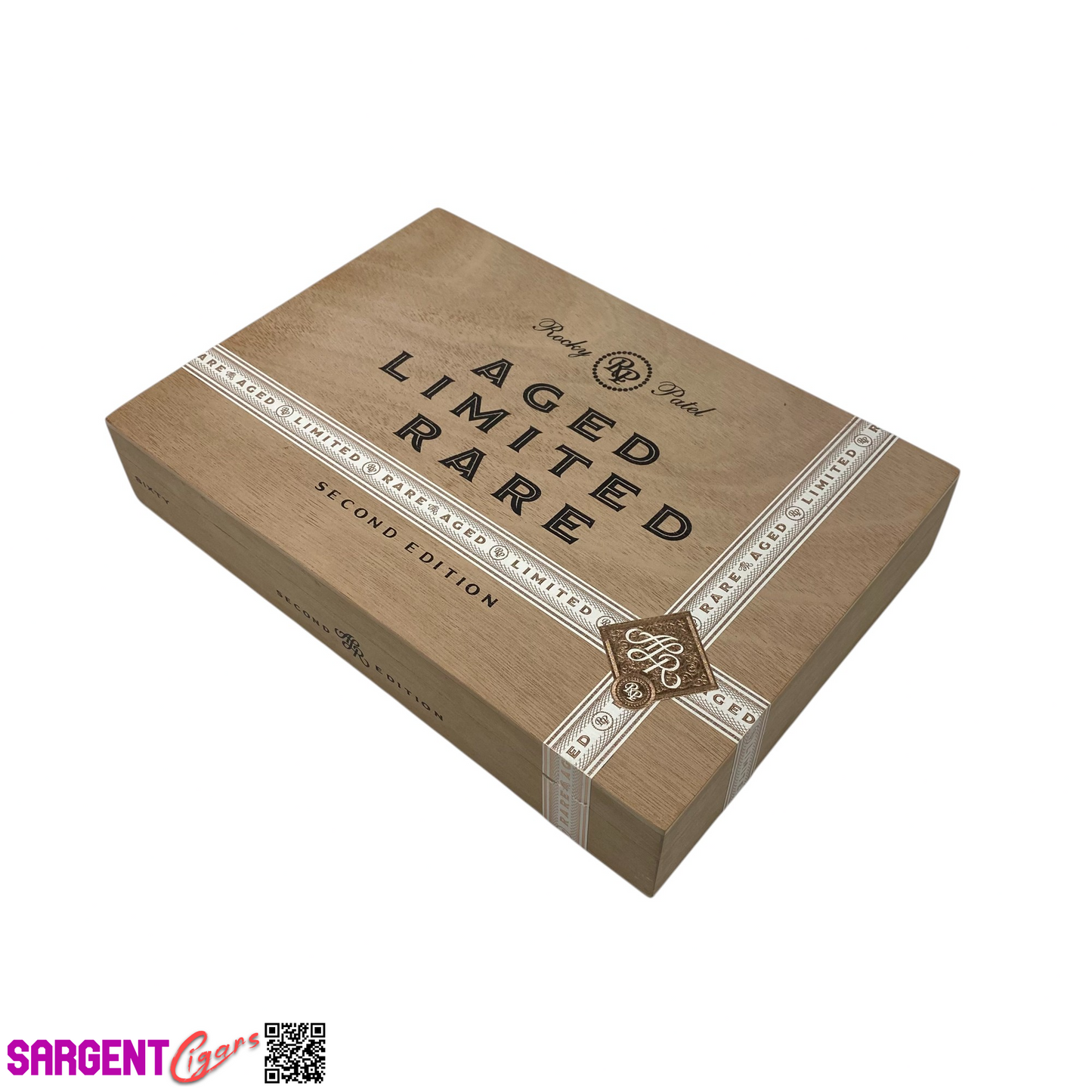 Rocky Patel Aged Limited Rare Sixty Empty Wooden Cigar Box 10.75x7.5x2