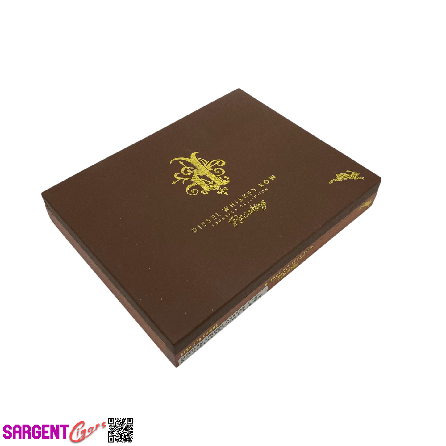 Diesel Raceking Empty Wooden Cigar Box 8.75x7x1.5