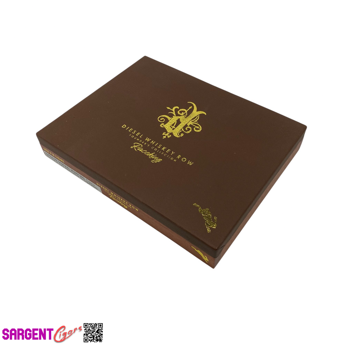 Diesel Raceking Empty Wooden Cigar Box 8.75x7x1.5