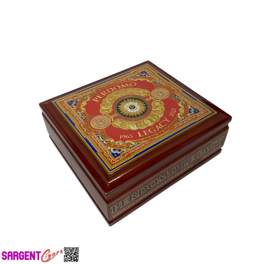 Perdomo Legacy Shade Epicure Empty Wooden Cigar Box 8x7.5x3.25