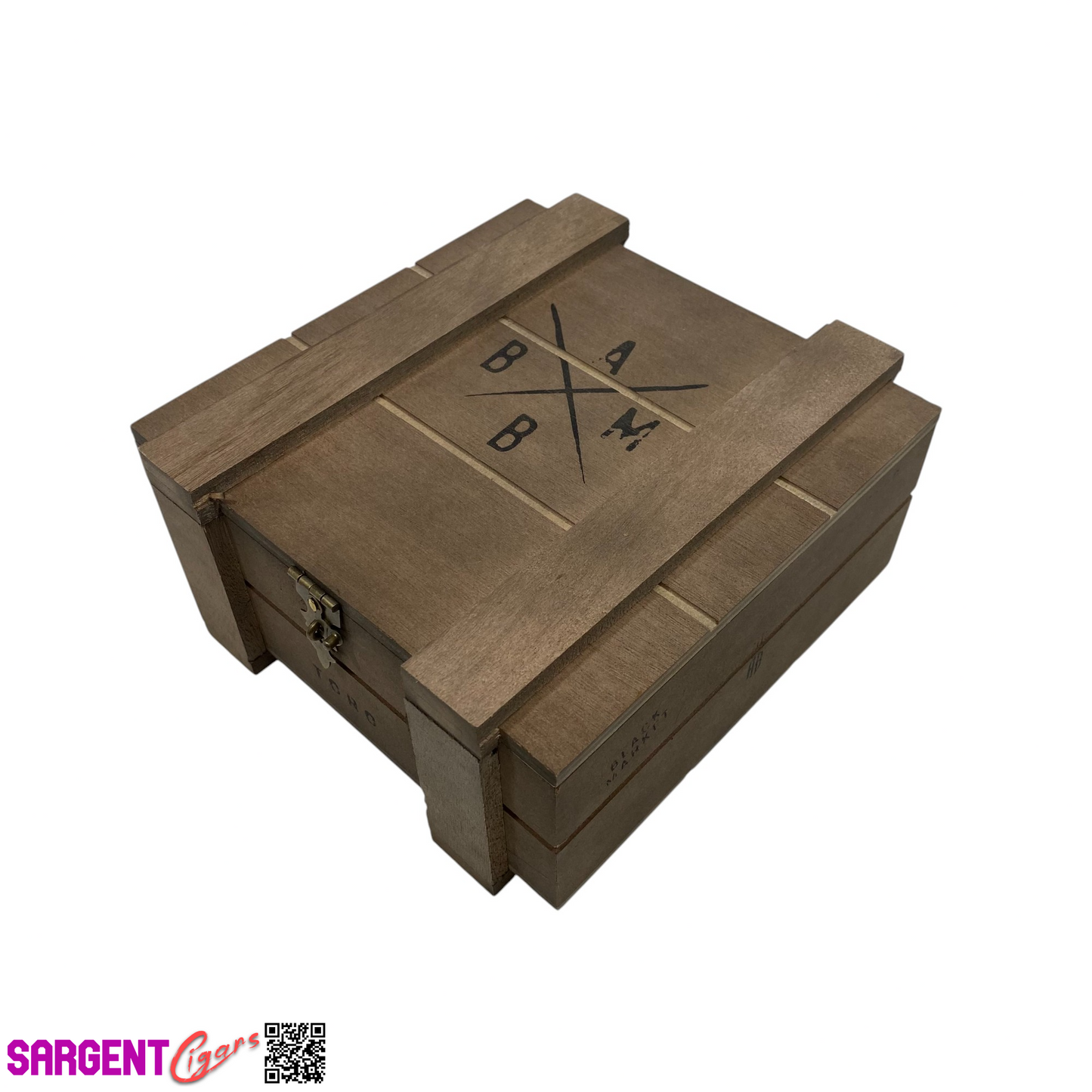 Alec Bradley Black Market Toro Empty Wooden Cigar Box 7x7.5x3.5