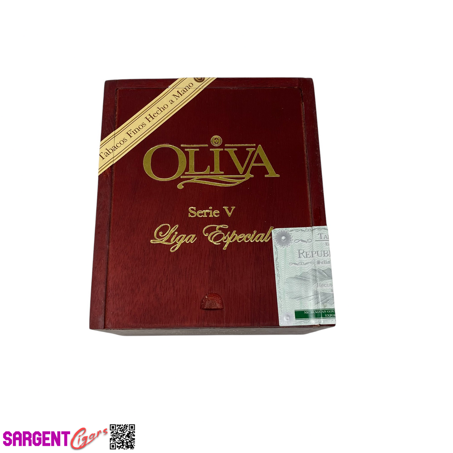 Oliva Serie V Double Robusto Tubos Empty Wooden Cigar Box 5x6x3.5