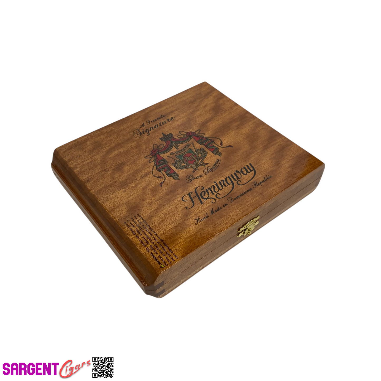 Arturo Fuente Hemingway Empty Wooden Cigar Box 8x6.75x1.5