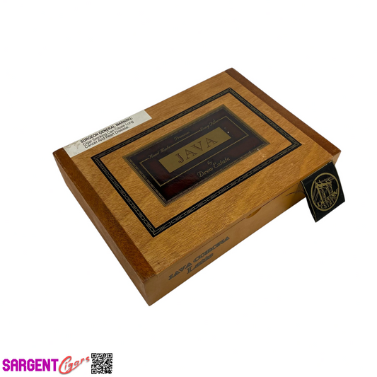 Java Latte Corona Empty Wooden Cigar Box 8.5x6.25x2