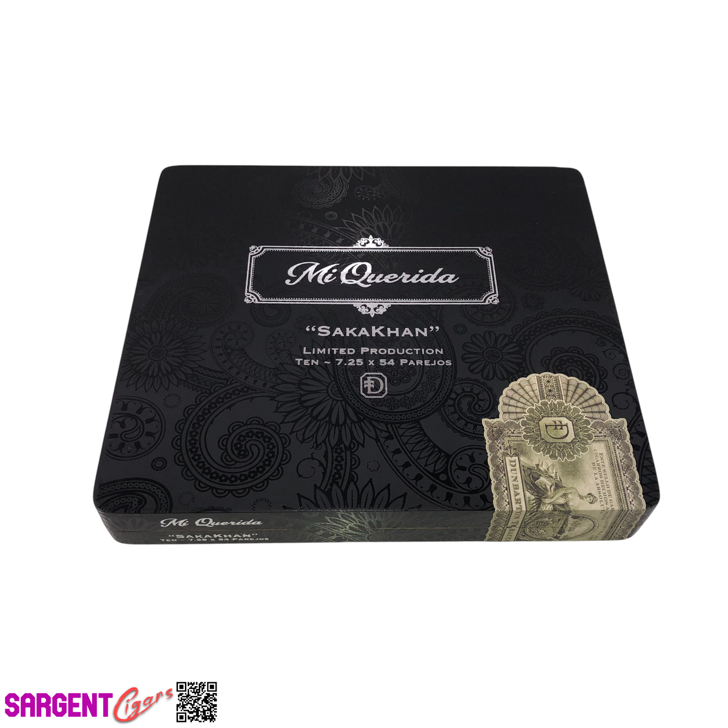 Mi Querida Sakakhan Empty Wooden Cigar Box 10x9x1.5