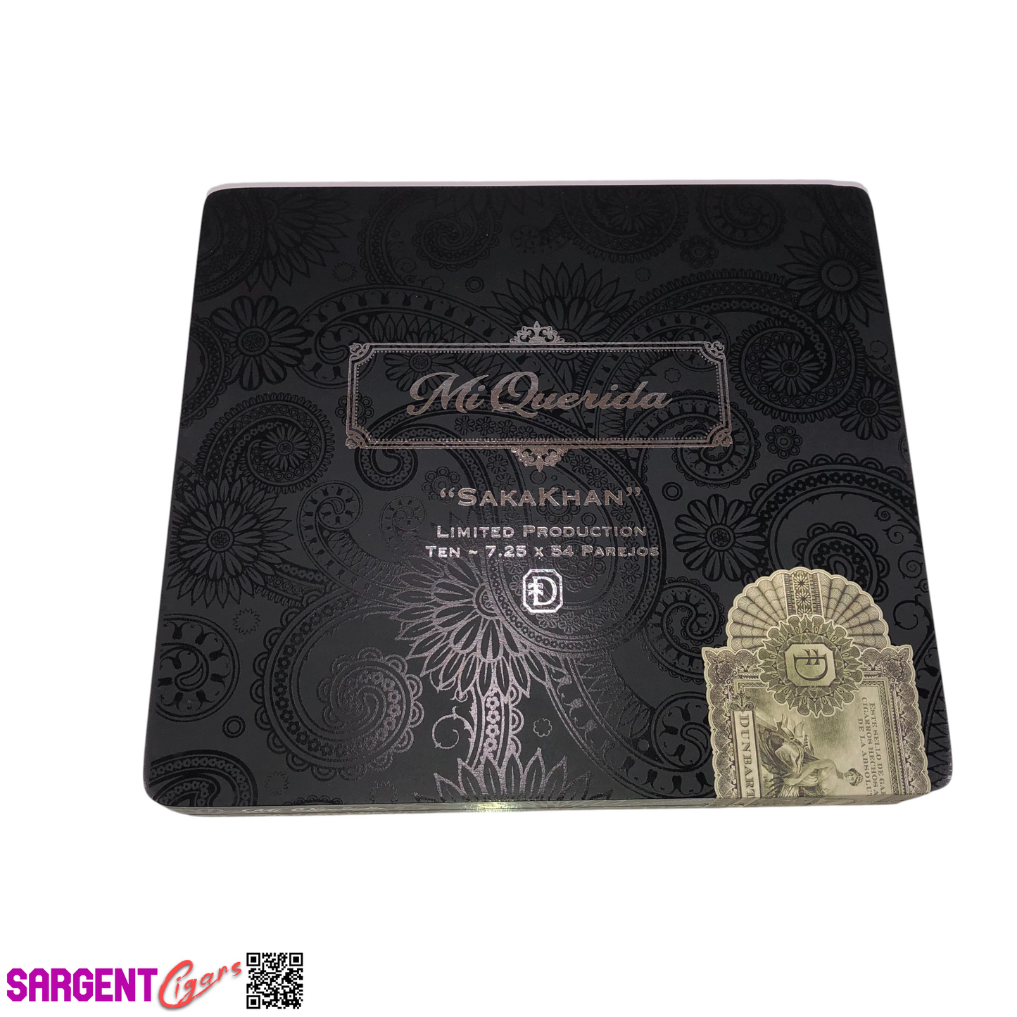 Mi Querida Sakakhan Empty Wooden Cigar Box 10x9x1.5