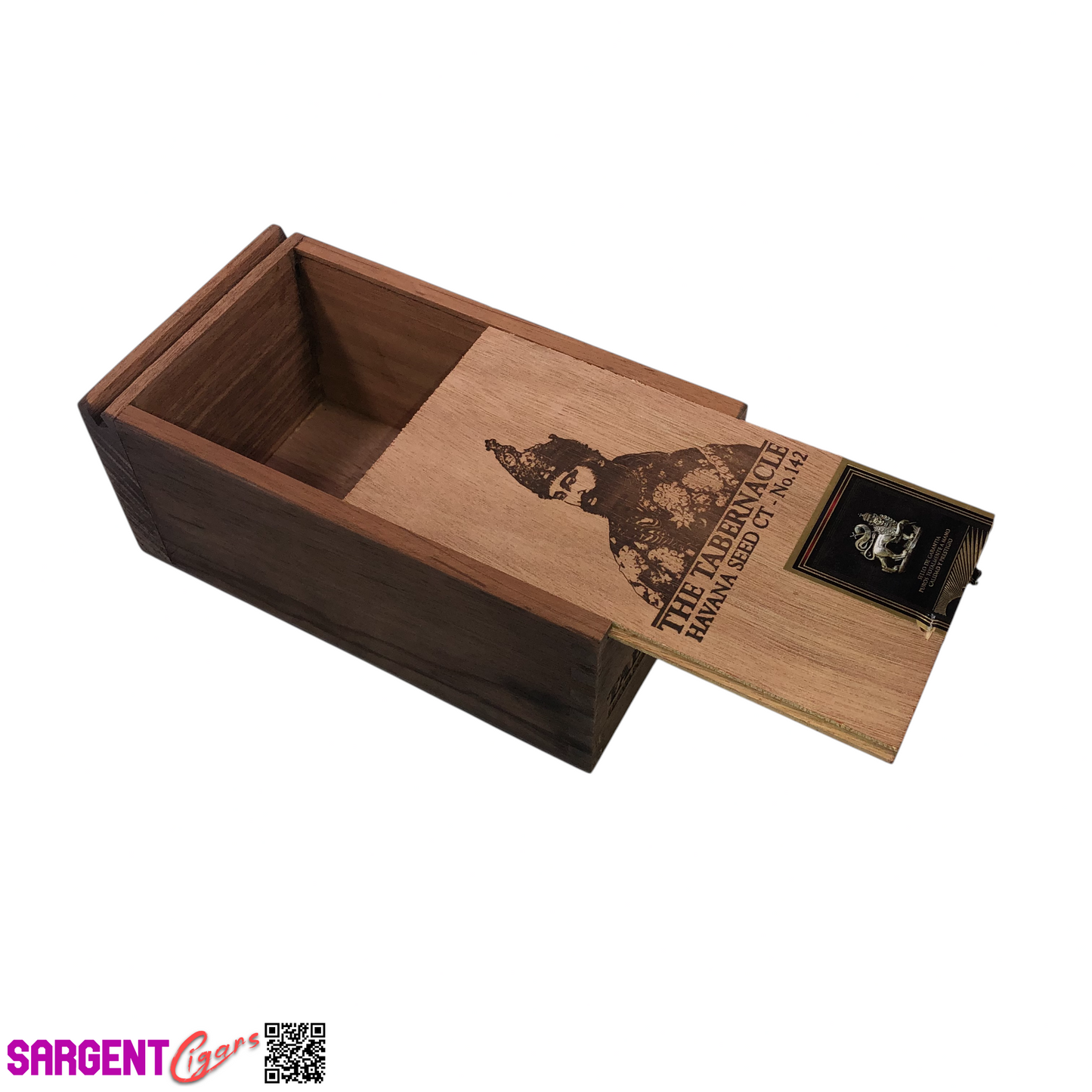Tabernacle Hav Seed Lancero Empty Wooden Cigar Box 4.5x8.25x3.5
