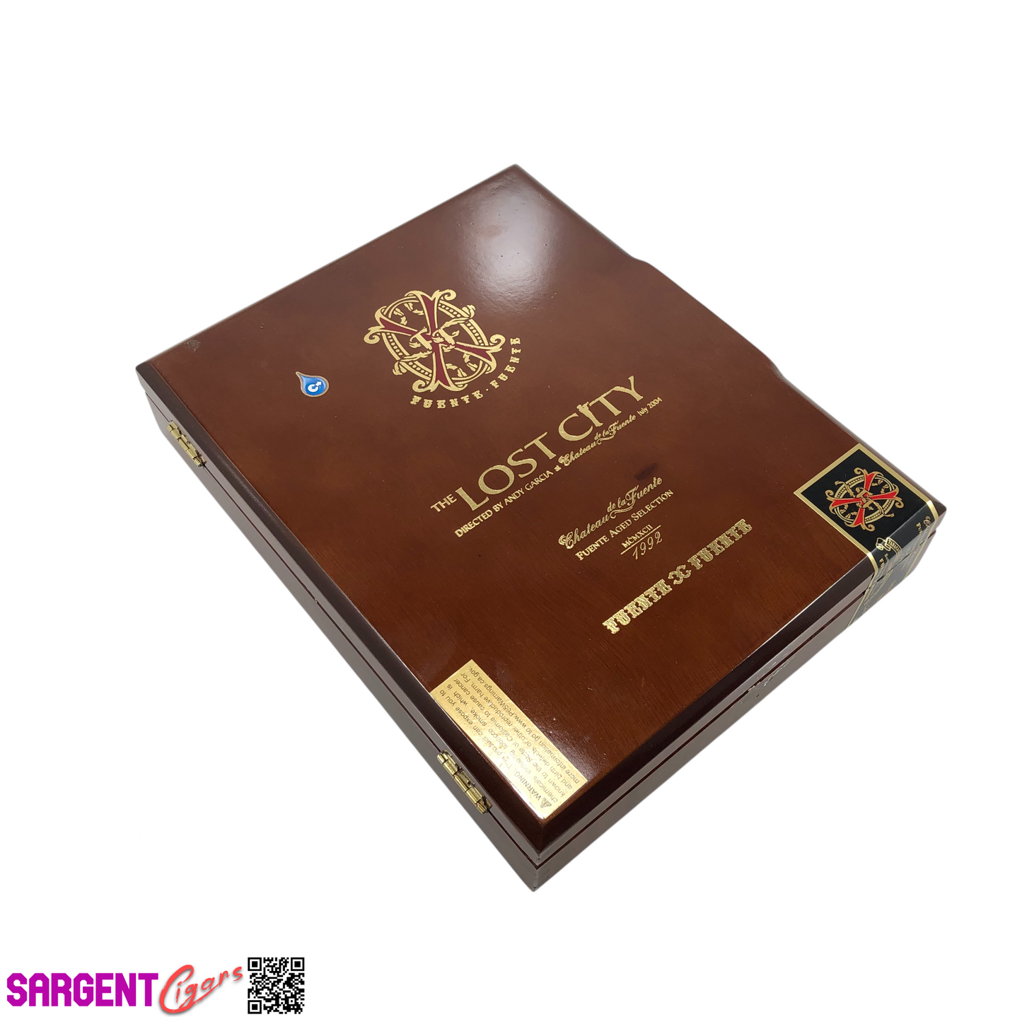 Arturo Fuente Opus X The Lost City Piramide Empty Wooden Cigar Box 10.25x8.25x2