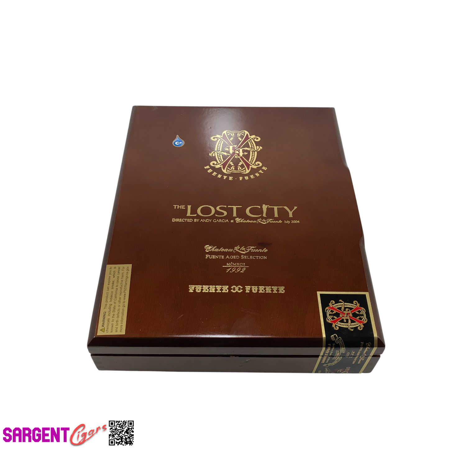 Arturo Fuente Opus X The Lost City Piramide Empty Wooden Cigar Box 10.25x8.25x2
