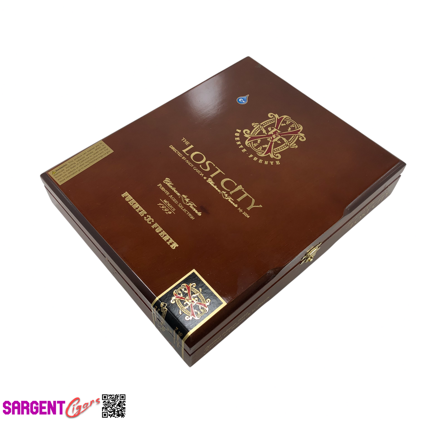 Arturo Fuente Opus X The Lost City Piramide Empty Wooden Cigar Box 10.25x8.25x2