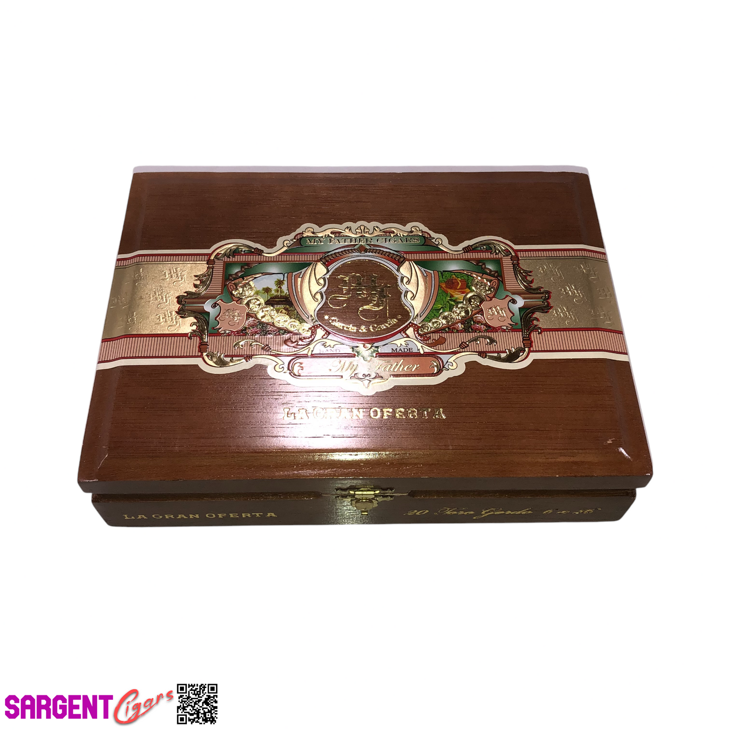 My Father Cigars La Gran Oferta Toro Gordo Empty Wooden Cigar Box 9.5x7x2.25
