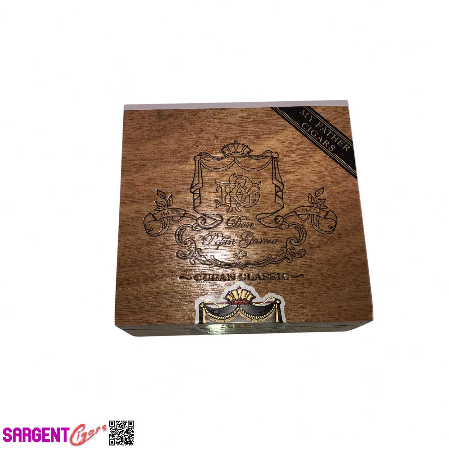 Don Pepin Garcia 1979 Robusto Empty Wooden Cigar Box 6.25x6x2.75