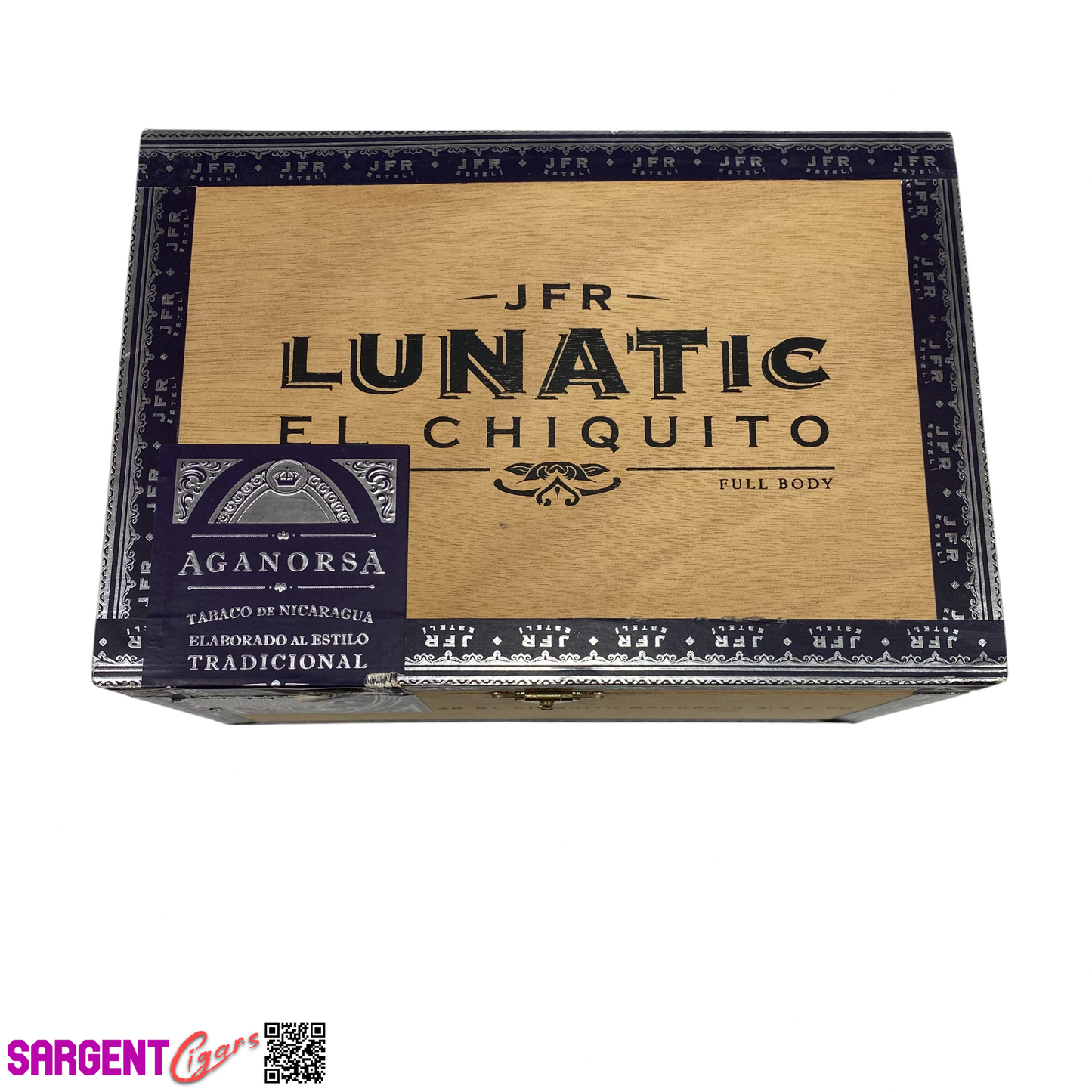 JFR Lunatic El Chiquito Casa Fernandez Empty Wooden Cigar Box 8.5x5.75x5 (1)