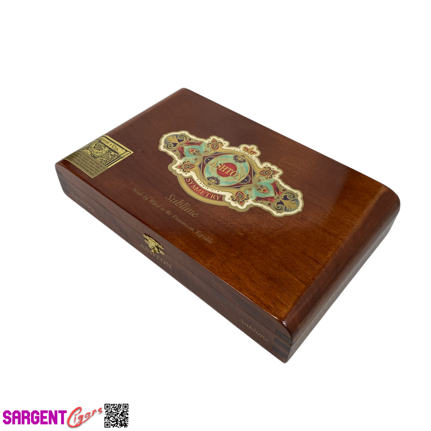 Ashton Symmetry Sublime Empty Wooden Cigar Box 11.5x7x2 (1)