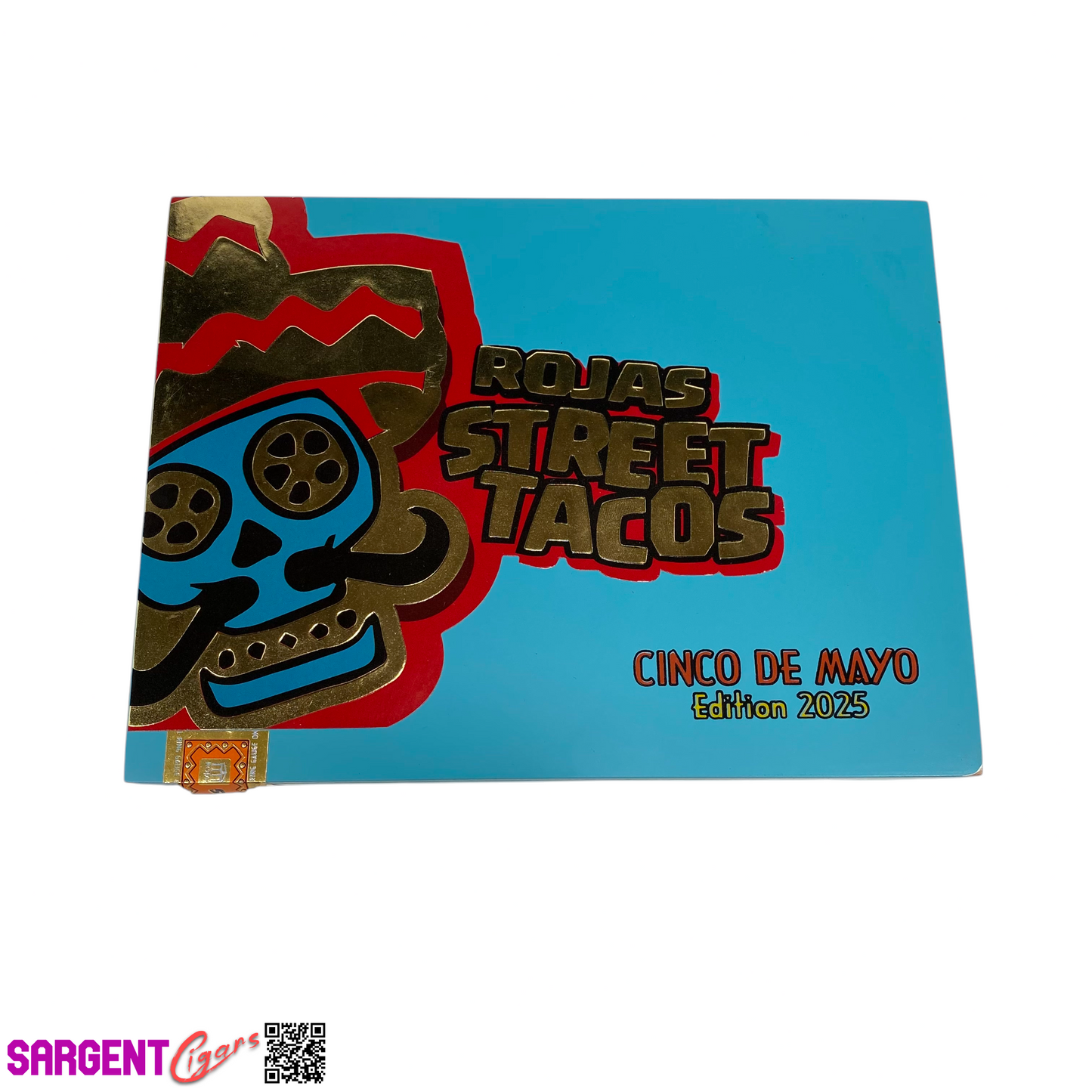 Rojas Street Taco 2025 Empty Wooden Cigar Box 8.75x6.75x2