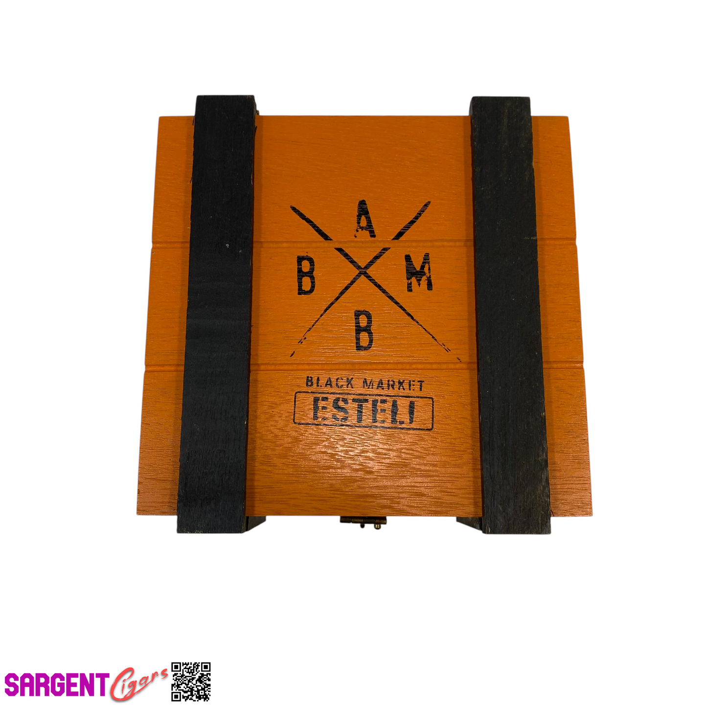 Alec Bradley Black Market Esteli Toro Empty Wooden Cigar Box 7x7.5x3.5