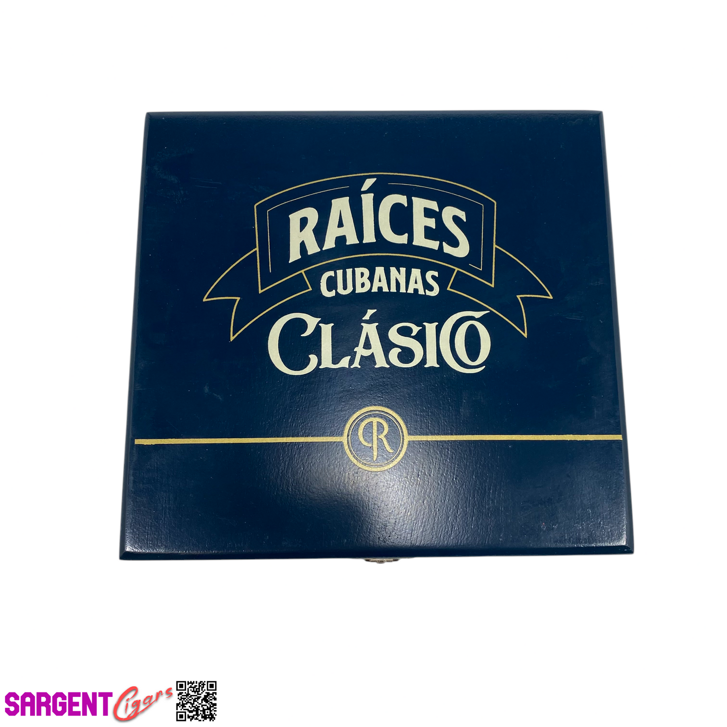 Raices Clasico Gordo Empty Wooden Cigar Box 7.5x7x3