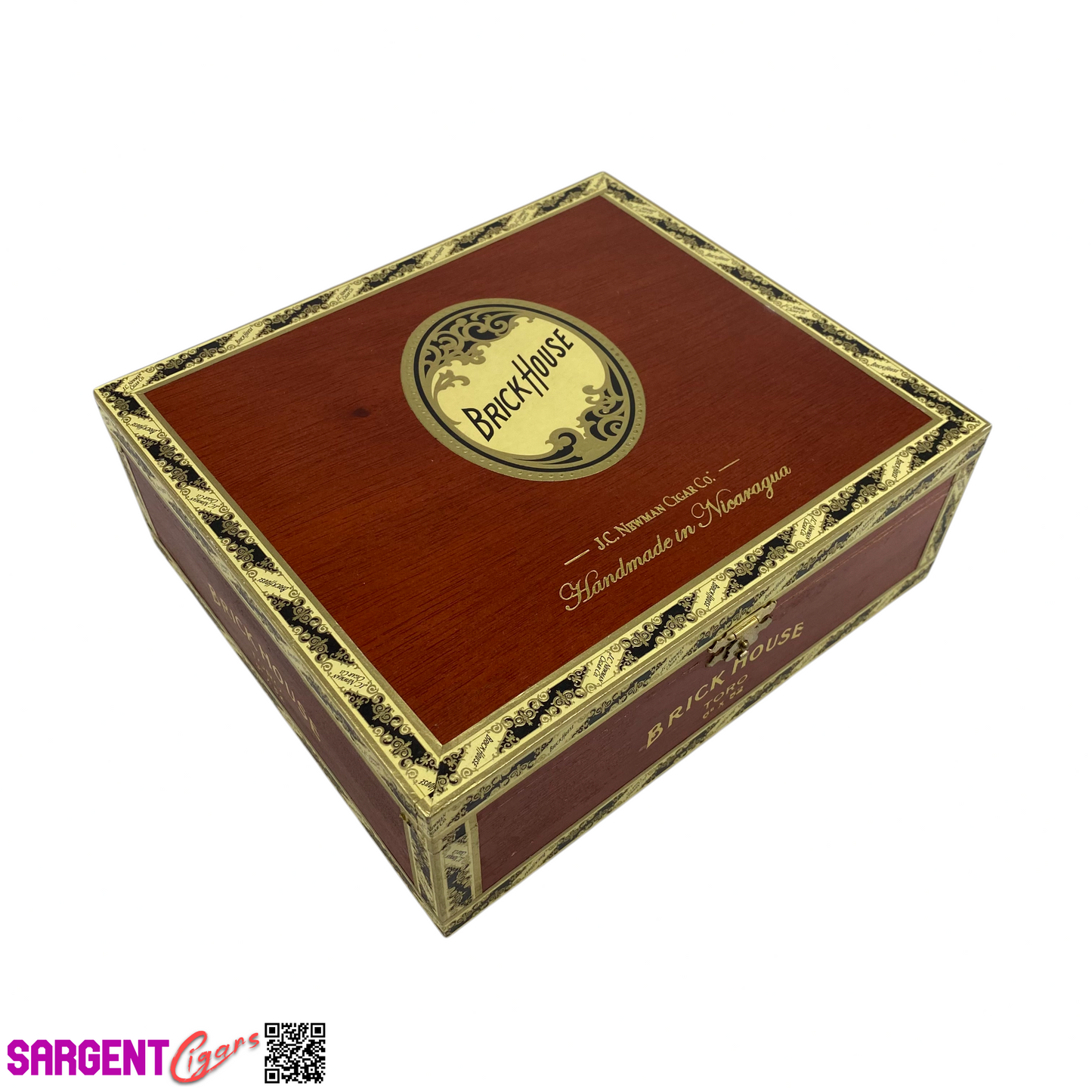 BrickHouse Mighty Mighty Classic Toro Empty Wooden Cigar Box 9.5x7.25x3.25 (1)