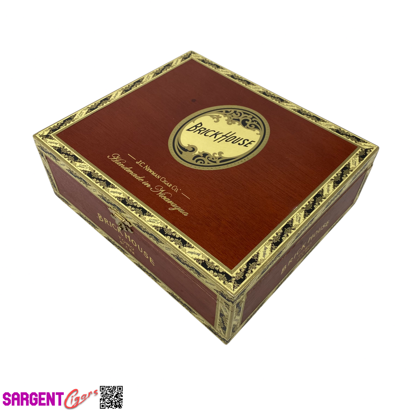 BrickHouse Mighty Mighty Classic Toro Empty Wooden Cigar Box 9.5x7.25x3.25 (1)