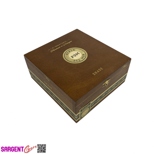 Perla Del Mar Shade Toro Empty Wooden Cigar Box 7x7.5x3.25