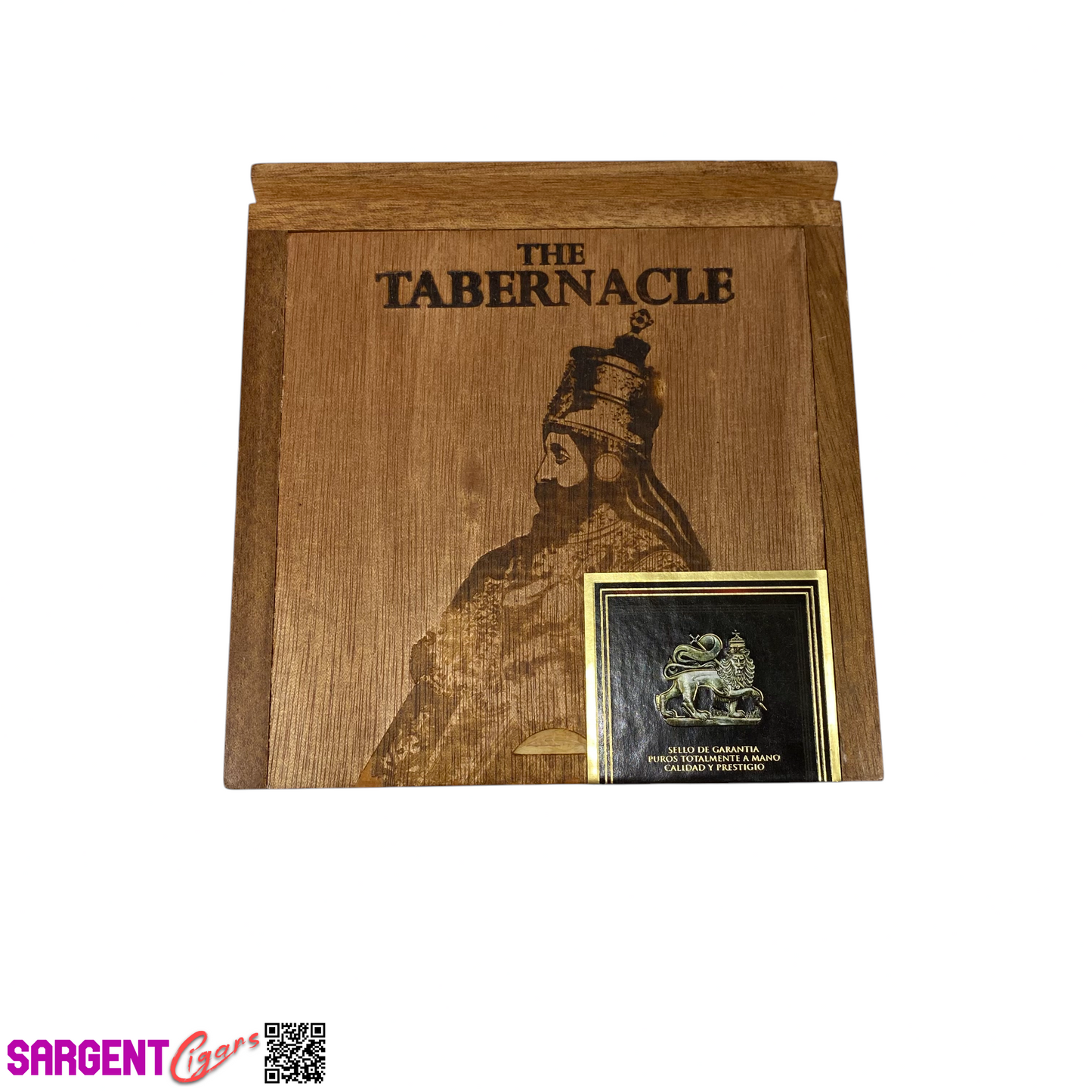 Tabernacle Torpedo Empty Wooden Cigar Box 5.5x6x4.25
