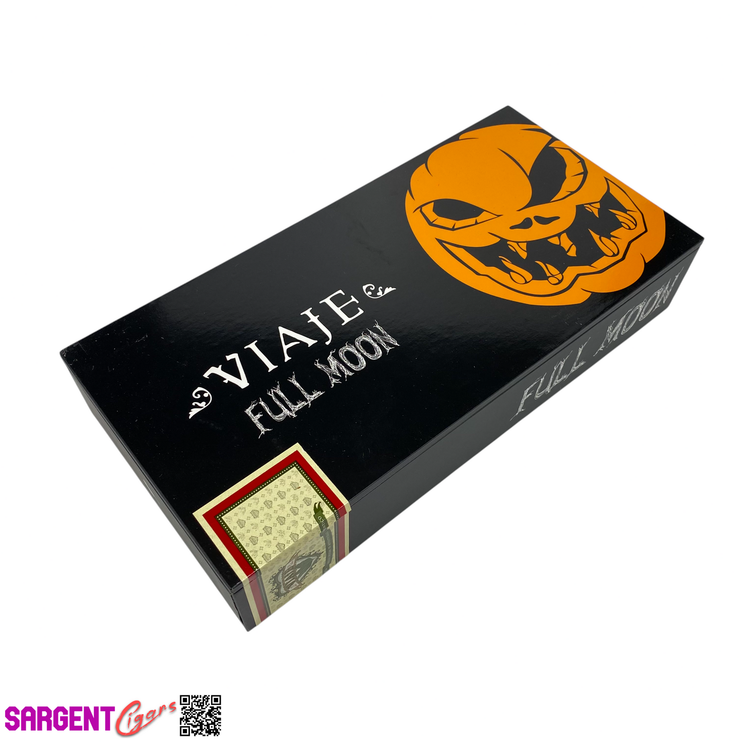 Viaje Full Moon Empty Wooden Cigar Box 11.25x5.5x2.25