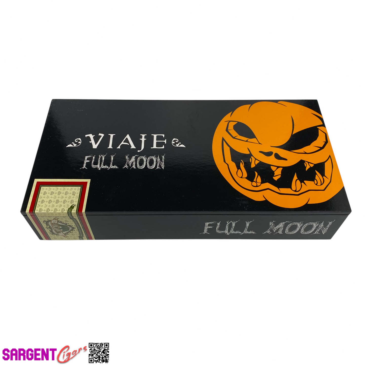Viaje Full Moon Empty Wooden Cigar Box 11.25x5.5x2.25