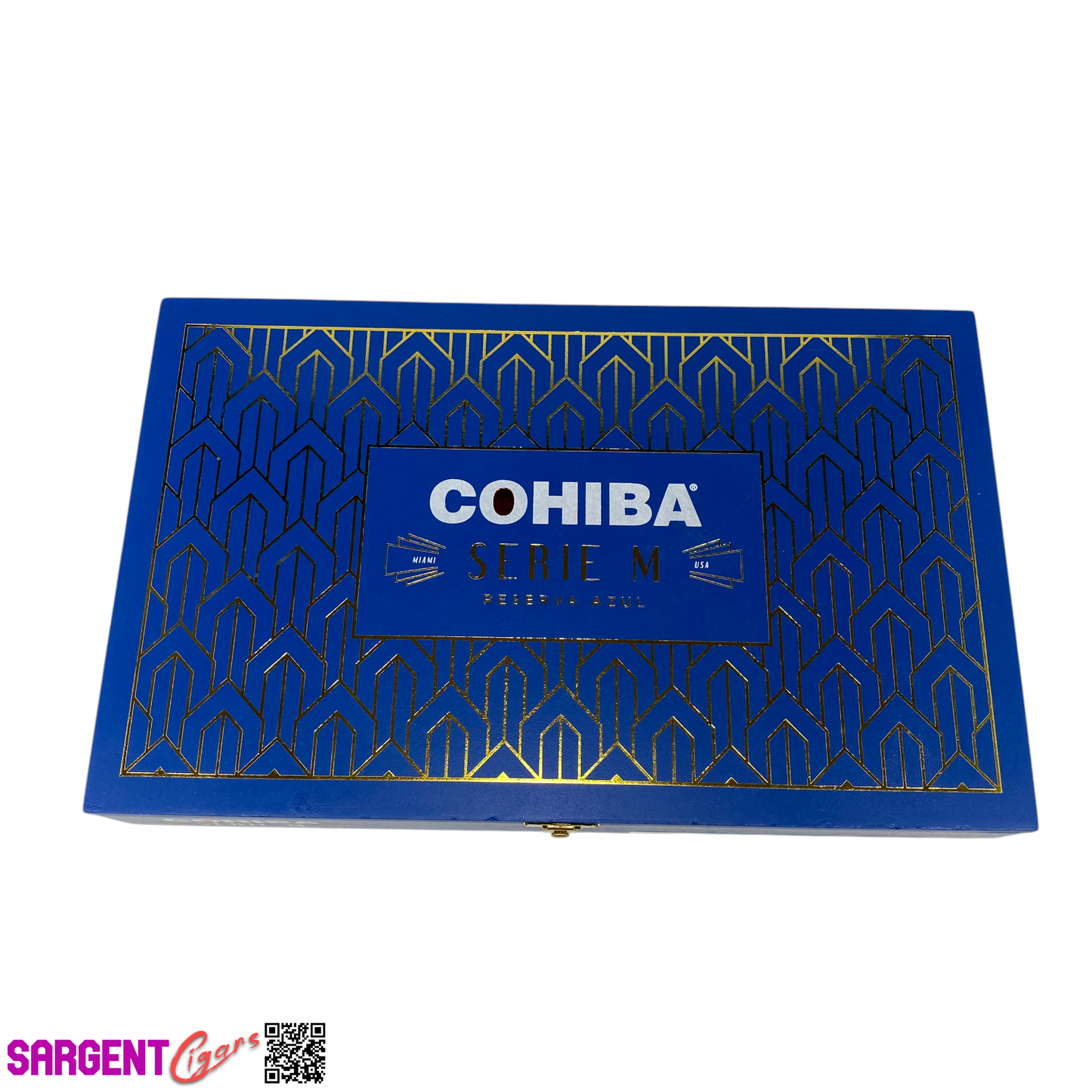 Cohiba Serie M Azul Toro Empty Wooden Cigar Box 12.75x8x2